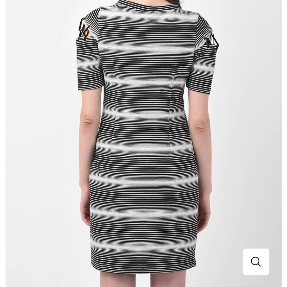 BRAND NEW MLLE GABRIELLE SHORT SLEEVE ROUNDNECK BANDAGE WOMEN"S DRESS